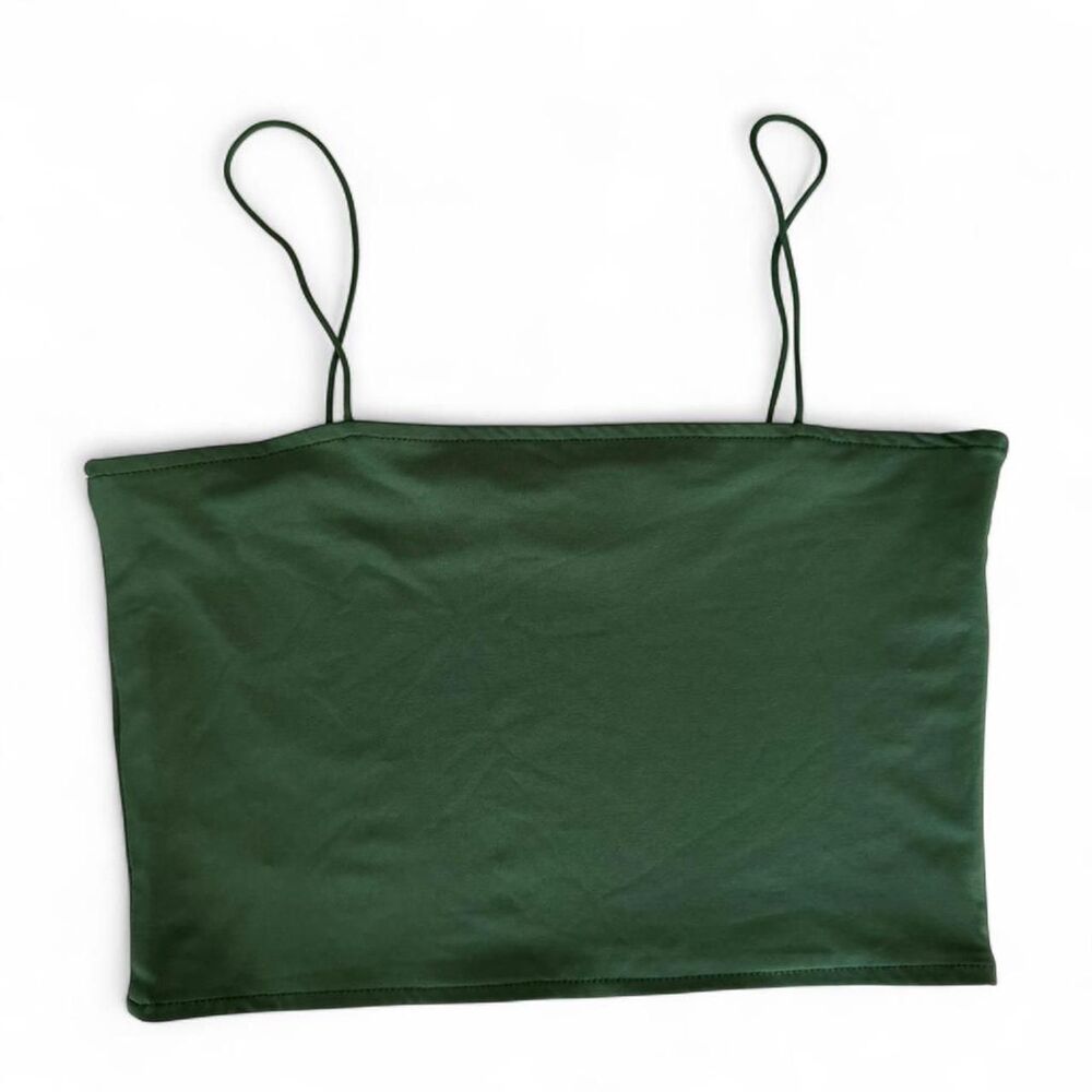 Unbranded Women's Green Crop-top